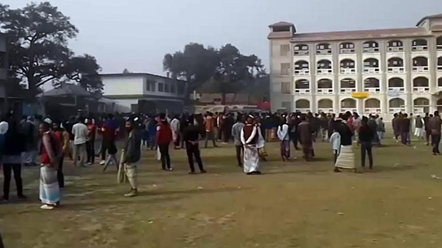 ইসলামী আন্দোলনের নেতার প্রতিবাদে বন্ধ নারী ফুটবল খেলা, ১৪৪ ধারা জারি